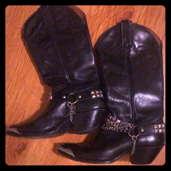 punk cowboy boots